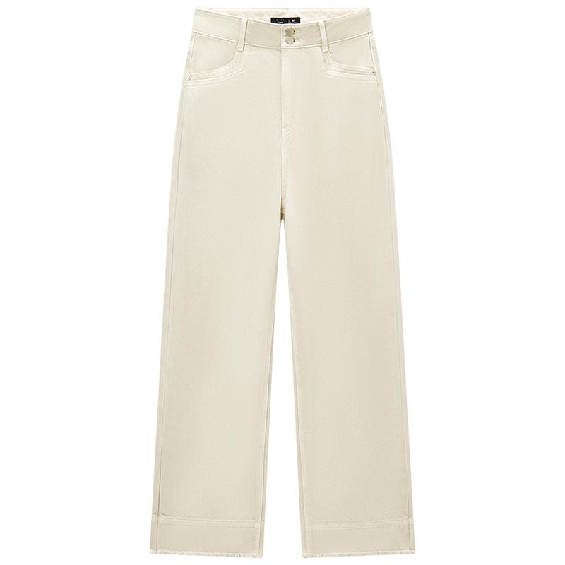 EICHITOO Women s Relaxed Wide-Leg Casual Jeans M