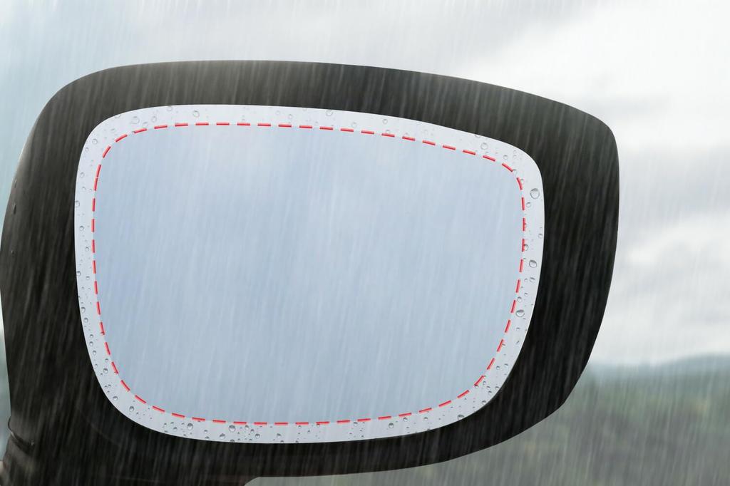 [Set of 2] ClearView MAZDA CX-5 KF Series Compatible Hydrophilic Film, Door Mirror, Side