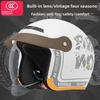 Electric Car Helmet Men's and Women's Half Helmets, Battery Car Winter Warm and Cold Four-season Universal Half Helmet Helmet
