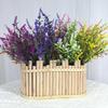 Lifelike Artificial Lavender Fake Flower Safe BPA-free Plastic Faux Plant 34cm 1Pcs for Wedding Home Coffee Table Decor