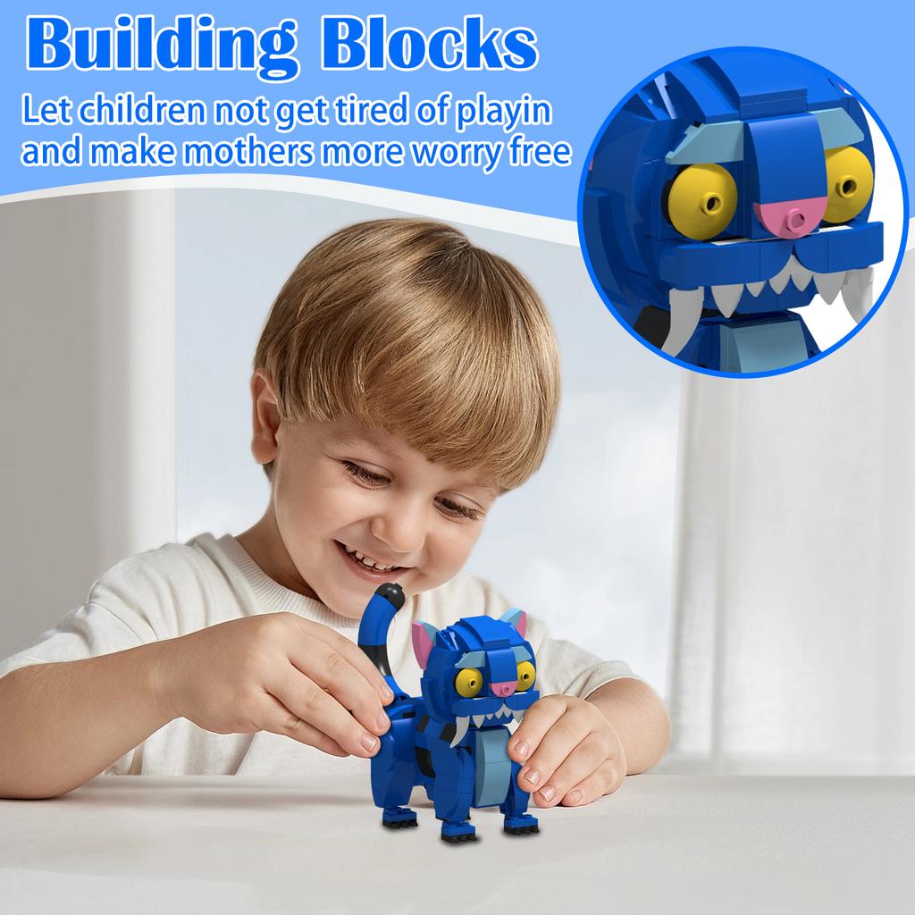 Anime Peripheral Trendy Building Block, Children's Puzzle Puzzle Puzzle Building Model Toys
