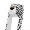 3 in 1 Animal Hat Gloves Scarf, Halloween Fancy Dress Winter Warm Soft Cosplay Photo Props Costume