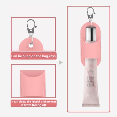 New Nurse Silicone Pen Clip Keychain Portable Clip-on Lip Balm Keychain Cap Holder Anti-lost Glasses Clip for Bag Pendant Office