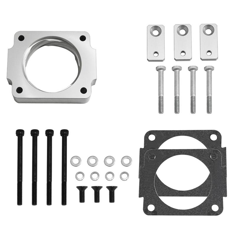 Car Throttle Body Spacer Kit For Ford F150 Mustang Expedition Lincoln 4.6L 5.4L1992-2011 как