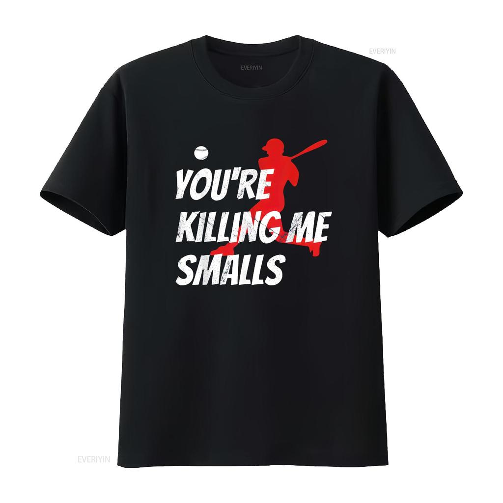 Baseball T Shirt You re Killin Me Smalls Funny Kids Youth Boy vintage Washed Casual Stylish homme Slightly Versatile Unisex