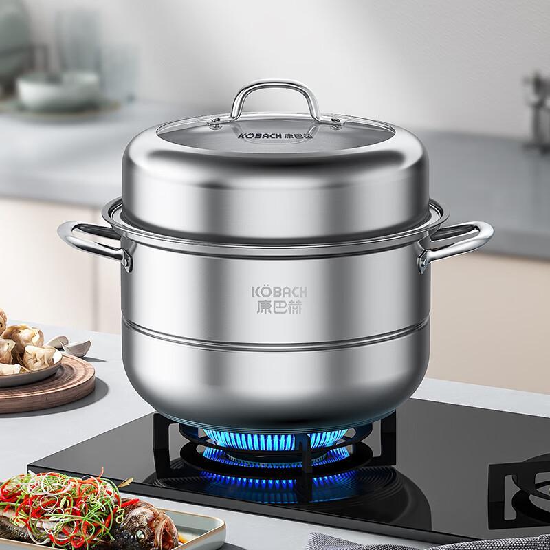 Kangbakh 304 Stainless Steel Double-Layer Steamer