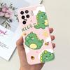 For OPPO A74 A94 Case CHP2219 CPH2203 Phone Cover Cute Duck Dinosaur Slim Matte Funda For OPPO A74 A 94 5G OPPOA74 CPH2197 Coque