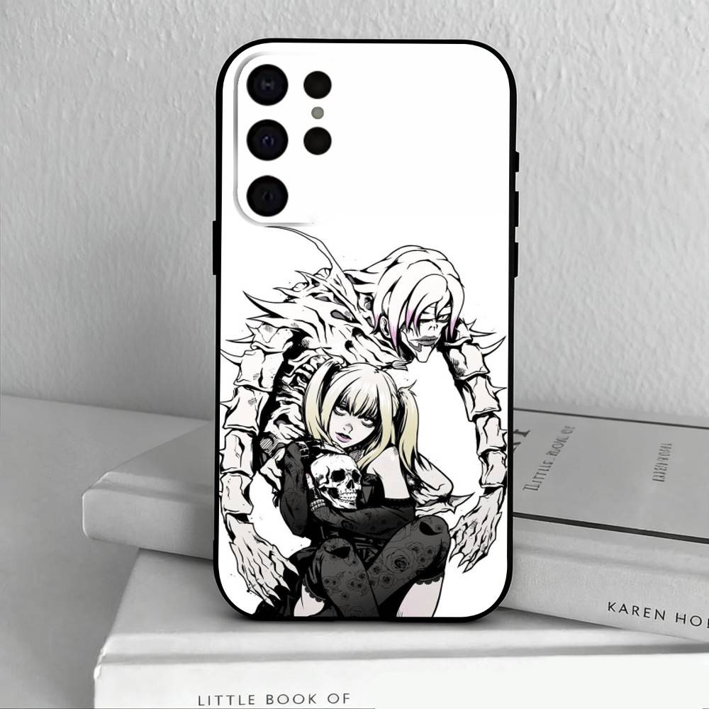 M-Misa D-Death N-Note Phone Case For Samsung S25,S24,S21,S22,S23,S30,Ultra,S20,Plus,Others Soft Black Cover
