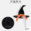 Halloween Witch Hat Hair Clip Pumpkin Headpiece Party Cosplay Fun Costume Accessory