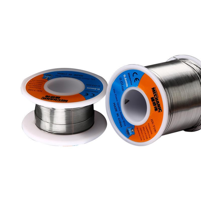 Repairman Rosin Core Solder Wire, 0.8mm, High-Brightness, Lead-Free, 0.5/0.6mm Options Available