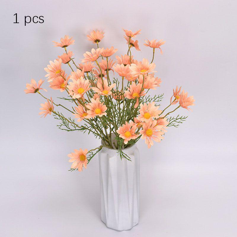 Gorgeous Artificial Silk Daisy Flowers Bunch Of 5 Heads Ideal For Home And Event Decor