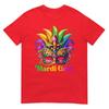 Mardi Gras Shirts For Unisex Girls Kids Mask Feather Party TShirt