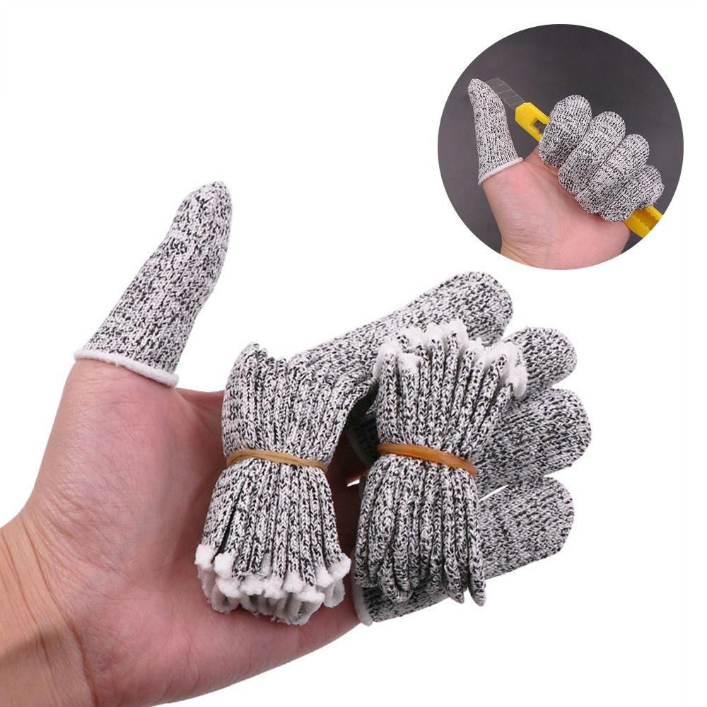 

10Pcs Flexible Finger Protector Durable Sleeve Multi-purpose Kitchen Tool 10pcs