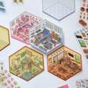 Piglet's Diary: 2.5D Guinea Pig Landscaping Sticker Pack for DIY Scenes