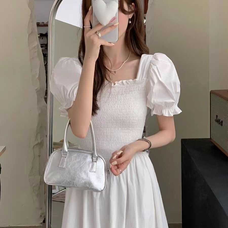 Design Umhängetasche 2024 Tasche Retro Frühling und Herbst Bowling Neu Diagonale Cross Vielseitig Tragbar Kleine Quadratische Tasche