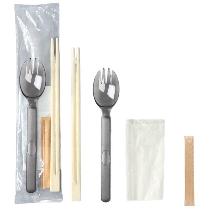 Miao Yu Nuo Disposable American Spoon & Chopsticks Set