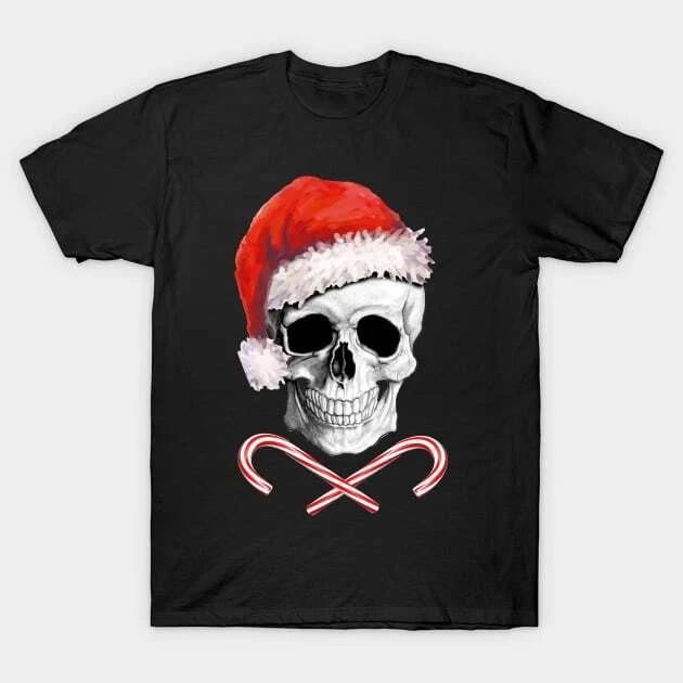 Skull Christmas Humor Sweater Made In Australia T-Shirt