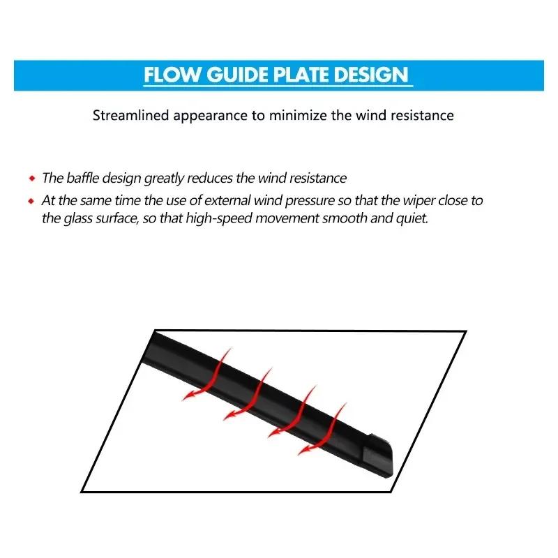 2PCS For TOYOTA C-HR CHR 2016- 2017 2018 26"+16" Front Wiper Blades Windshield Windscreen Window Cutter Accessories