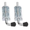 2PCS 6 Inch Spring Loaded Latch Pin Heavy Duty Latch Pin Door Lock for Tailgate Trailer Carriage Garage
