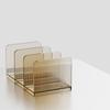 Non-Slip Documents Stand Reusable Desktop Bookshelf Practical Transparent Bookends  Home