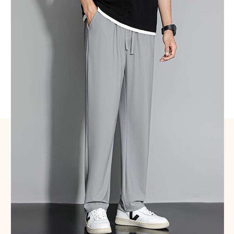 G·TENNA DX-WBP821 Unisex Ice Silk Quick-Dry Casual Long Pants