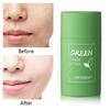 1 Pezzo Maschera Viso Tè Verde Olio Argilla Purificante Stick Controllo Sebo Melanzana Anti-Acne Maschera Solida