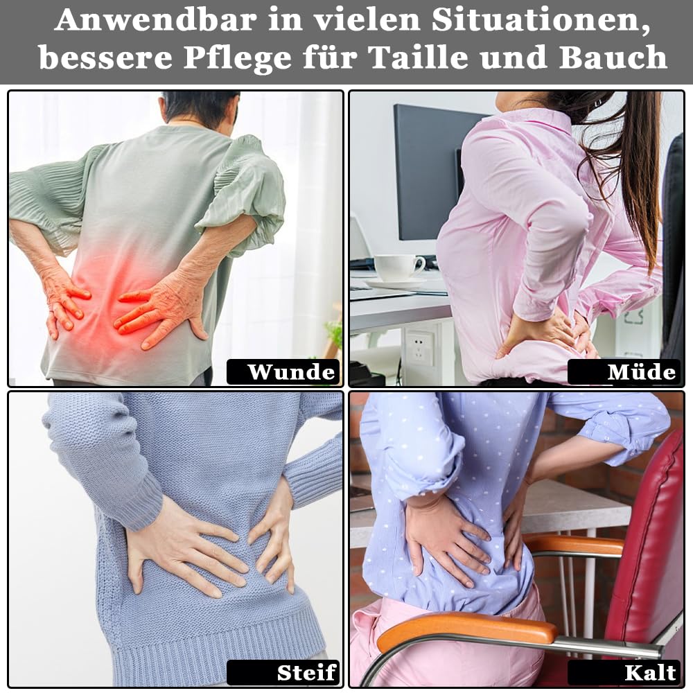 Warm Cashmere Waist Belt for Men Women Winter Lumbar Brace Stomach Protection Comfort Support for Fitness Sport