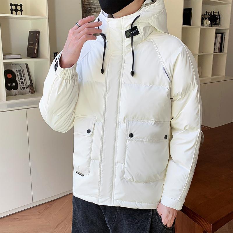 Men's Down Jacket Winter New Hooded Jacket Handsome Trend Thickened Warm Fashion Versatile Men's Top