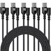 Practical Flexible USB Type C Fast Charge Cord 2Meters Angled Connectors Suitable for Smartphones Switches Power Delivery