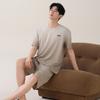 Men's Pajamas Summer Thin Modal 1011 New Ice Silk Cool Large Size Short-sleeved Shorts Loungewear Set