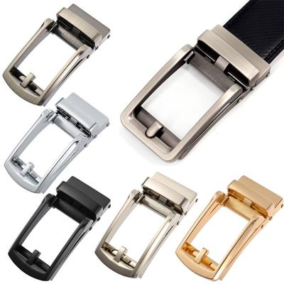 Herren Geschäftslegierung Automatische Schnalle Einzigartige Herren Plakette Gürtelschnallen 3,2 cm Ratsche Herren Accessoires Designer Gürtelschnalle
