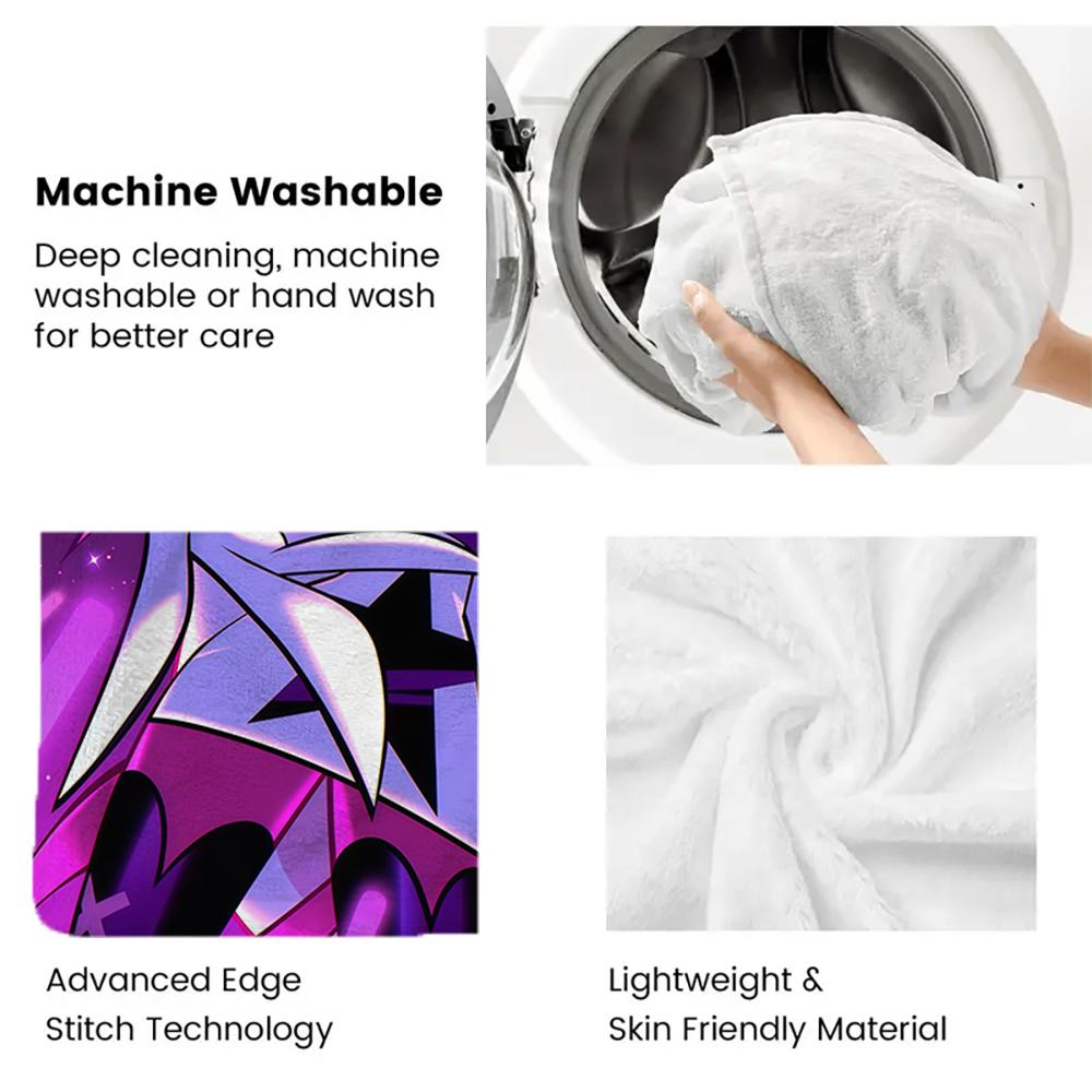 Anime Thin Flannel Blanket for Bedrooms,Living Rooms,Sofas Blankets,Offices,Lunch Breaks,Picnics,blankets Fluffy Blanket
