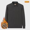 Dongyu Men's Two-in-One Long-Sleeved Knit Sweater: Autumn/Winter Casual Shirt with Collar
