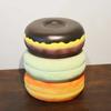 Cartoon Food Resin Stool, Fun Corn, Ice Cream, Donut Dessert Chair, Durable Living Room Footrest, Unique Corner Side Table Decor