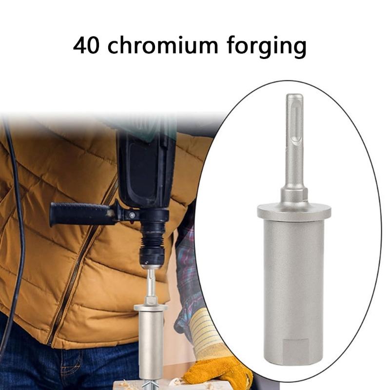 Professional Plus Ground Rod Rotary Hammer Driver Bit for Rebars Piling and Fence Tent Post Installation Removable Tool