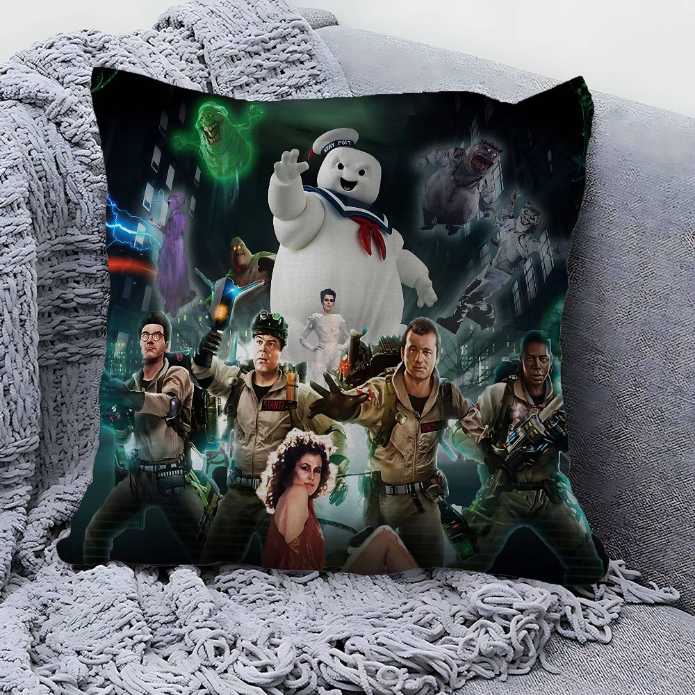 Horror Movie G-Ghostbusters Cartoon Pillow Cover Sofa Cushion Cover Home Room Decoration Children Gift