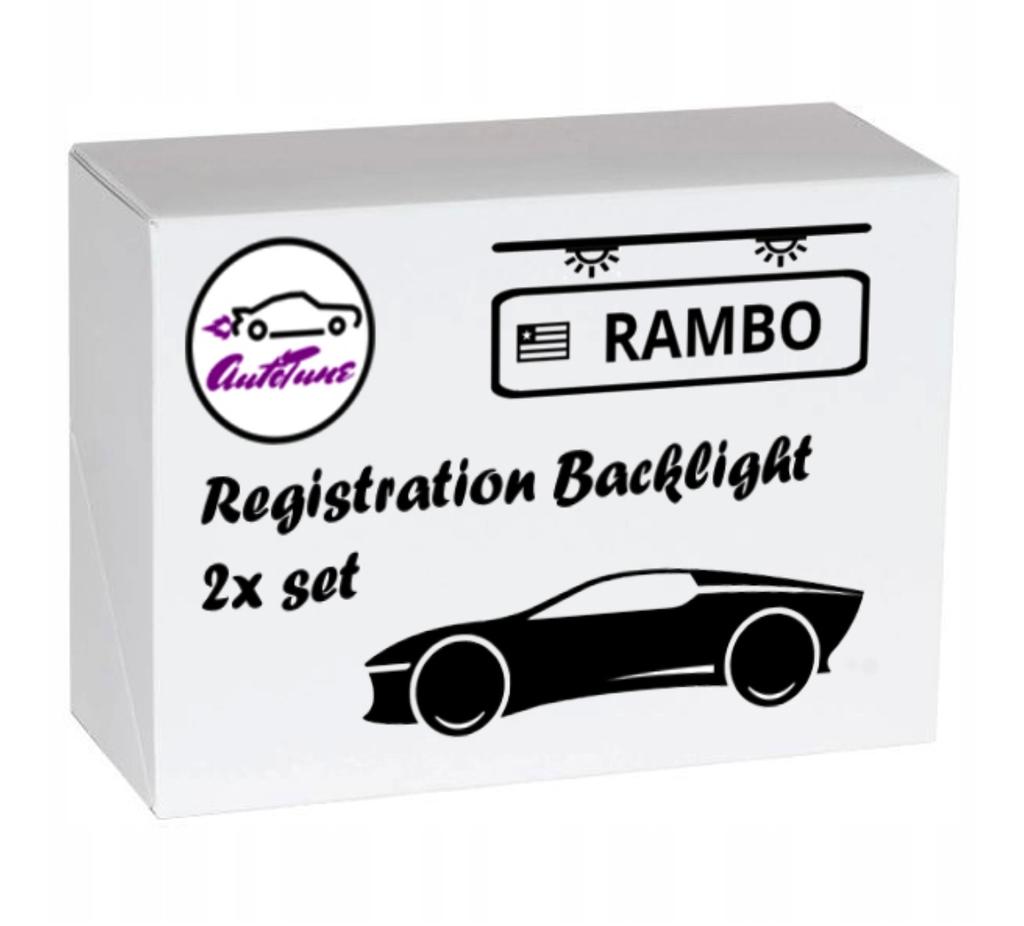 Led Licence Plate Light Kit, Autotune, For Renault Captur, Renault Espace Iv, Renault Fluence, Renault Modus Fl, Renault Scenic Ii, Renault Scenic Iii