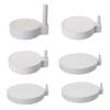 Yousheng Aquarium Air Stone Round Mute High Density Holes 4mm Tube Silent Oxygenation Integrated Hydroponic Fish Tank Oxygen Diffuser Bubble Plate for