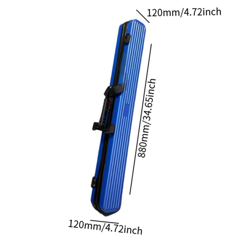 Billiards Pool Cue Case Scratch Resistant Practical Container Dustproof Protective Billiard Sticks Carrying Case 1/2 Cue Case