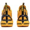 New LiNing Anti Five 4 Cushioning Abrasion Resistant Breathable Mid Top Basketball Shoes Men's Yellow ABFU015-7