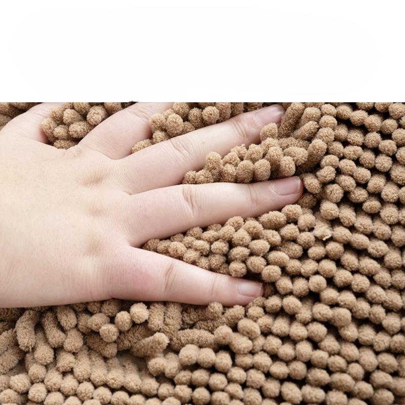 Bathroom Door Foot Mat Bathroom Anti-slip Mat Toilet Door Blanket Solid Color Bathroom Absorbent Floor Mat