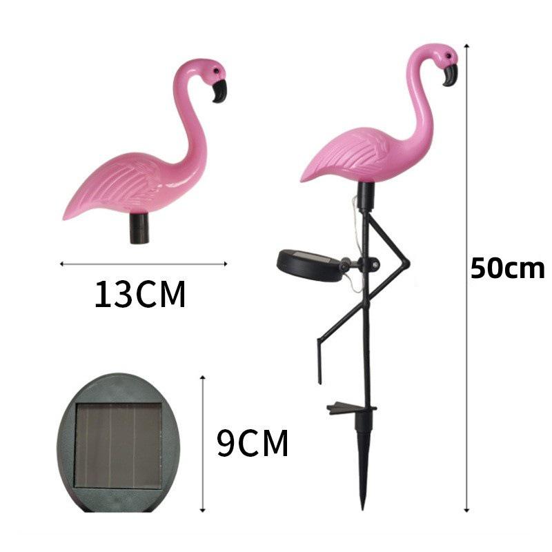 LED Solar Flamingo Garden Light - Outdoor Decorative Stake for Courtyard
