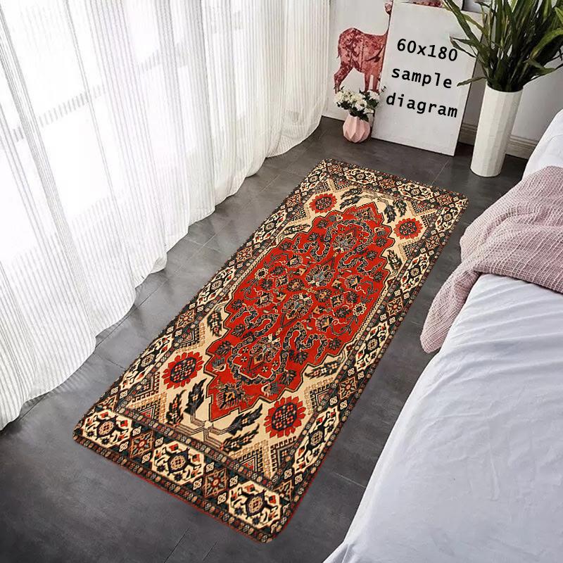 Hallway Door Mats Interior Foot Rug Persian Style Welcome Floor Mat for Entryway Rectangle Carpet Kitchen Rugs Fluffy Home Decor
