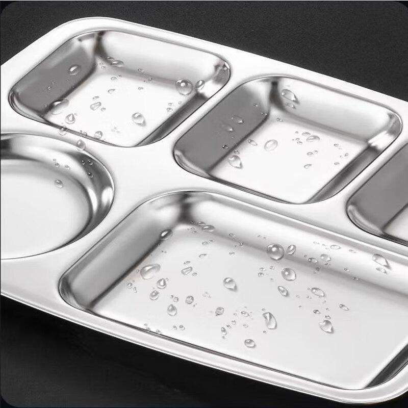 Stainless Steel Divided Cafeteria Tray