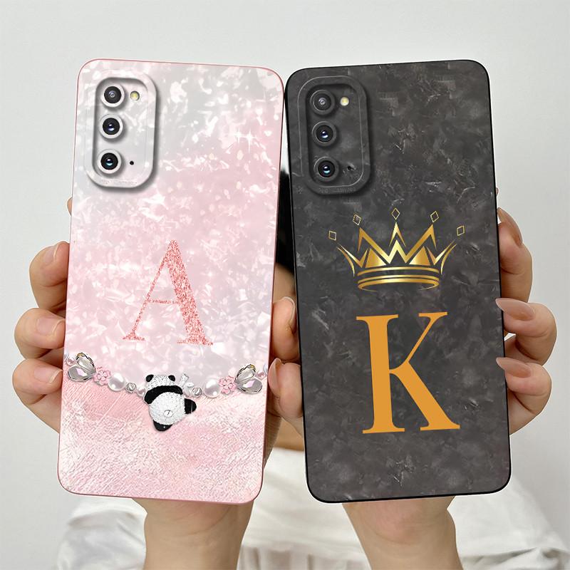 For Samsung Galaxy S20 Case S20FE Soft Silicon Back Cover Cute Panda Letters Phone Case For Samsung S20 FE Plus Case S 20 Capa