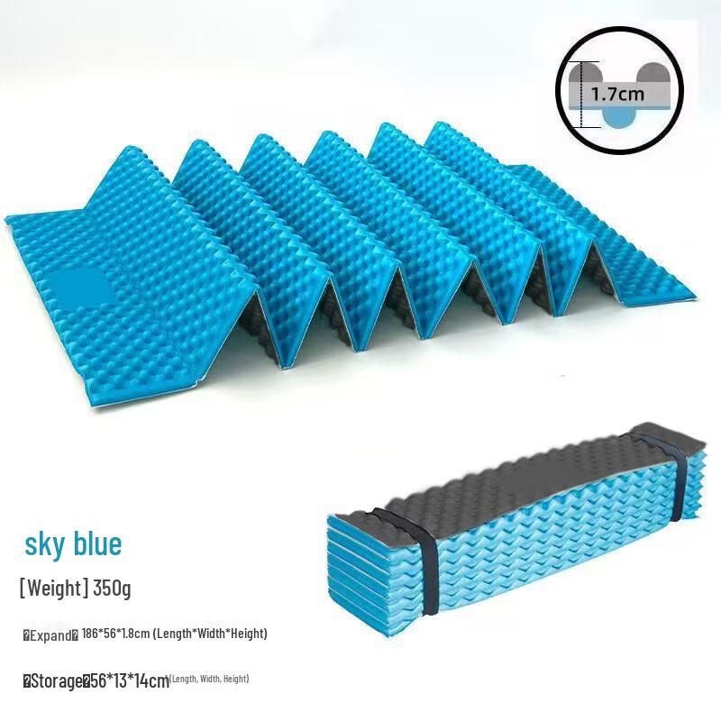 

Outdoor Camping Double-Color Egg Slot Tent Mat