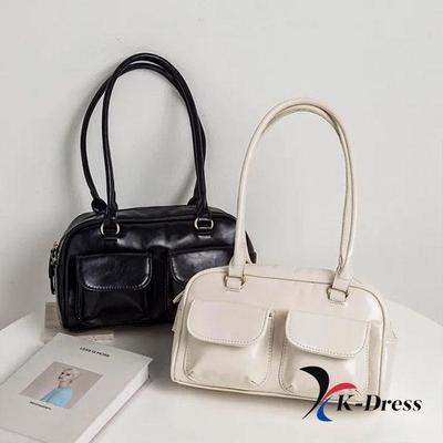 Boston Mini Pocket Handle Shoulder Bag (2 Colors)