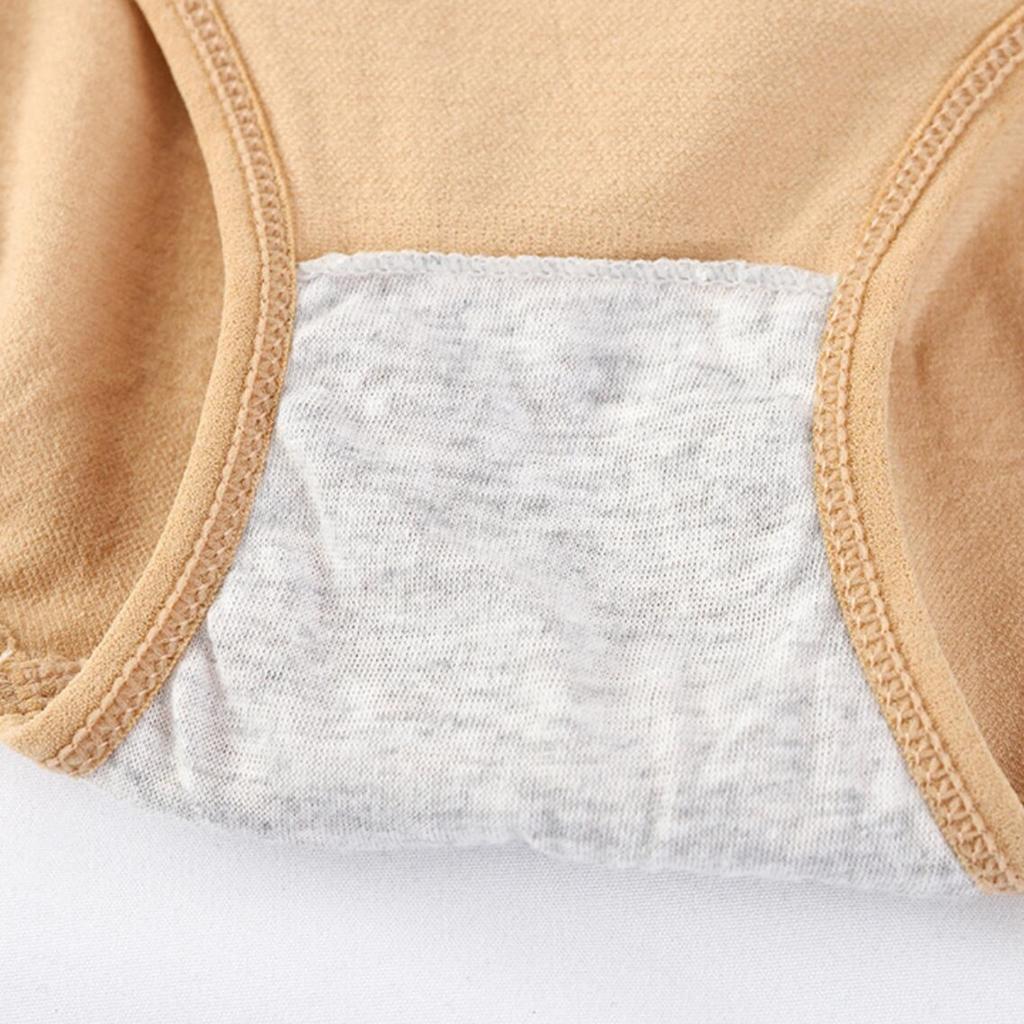 3-Pack Women’s Breathable Cotton Panties Honeycomb Weave Seamless Soft Underwear Gray Pink Nude