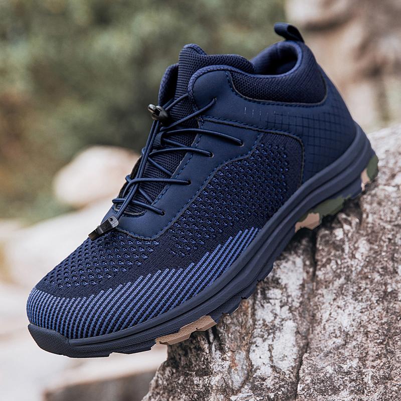 40-48 Men Hiking Shoes Outdoor Cross-Country Running Shoes Mesh Hiking Training Boots Suitable For Work Fishing Hiking Sports Shoes