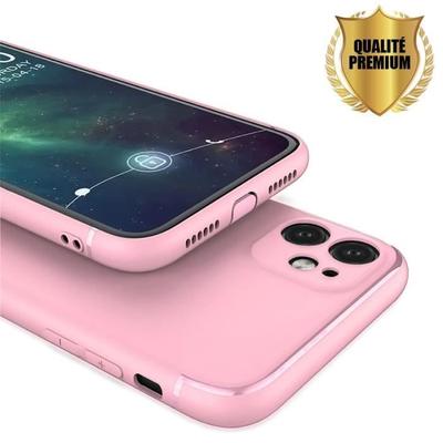Kryt - E.F.CONNECTION - pro iPhone 13 Pro - Měkký - Nárazuvzdorný - Růžový